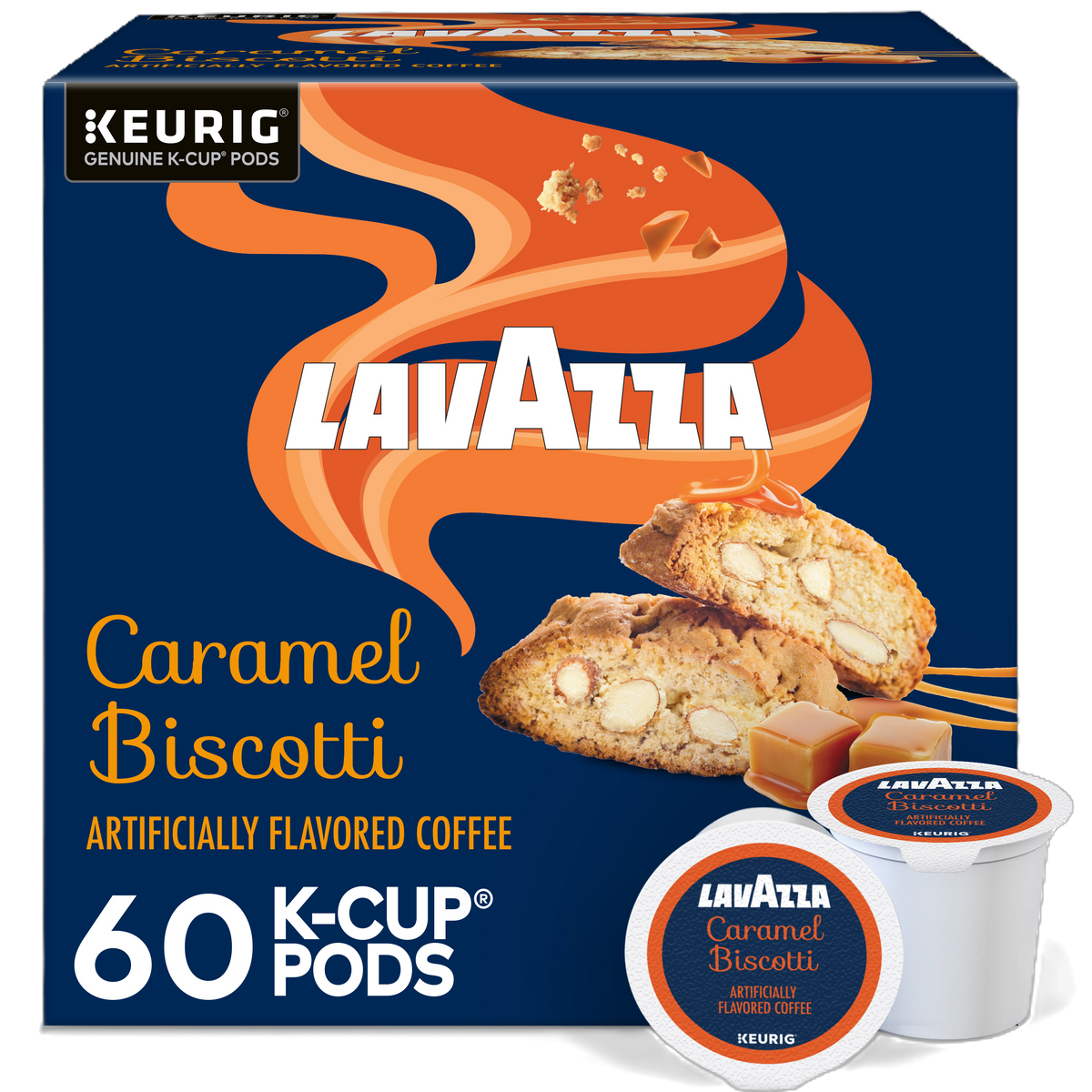 Lavazza Caramel Biscotti Single-Serve Coffee K-Cup® Pods for