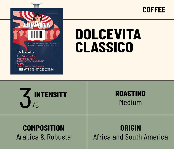 LAVAZZA® Classico Medium Roast Coffee Freshpacks for Flavia Brewer