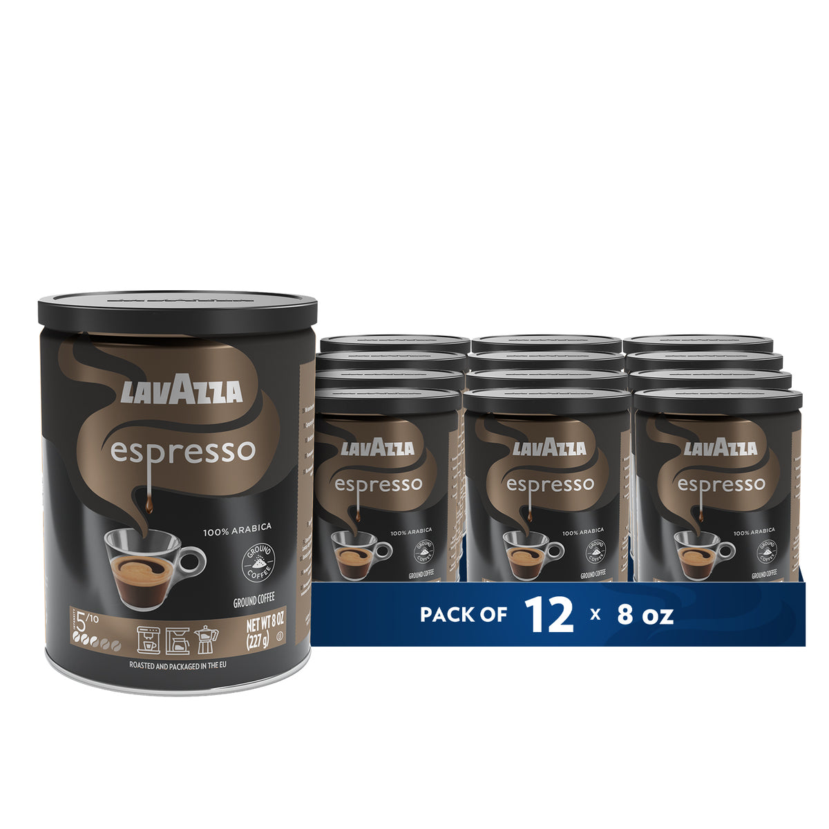 Lavazza Espresso Ground Coffee Medium Roast 8 Oz Can – Italy Best