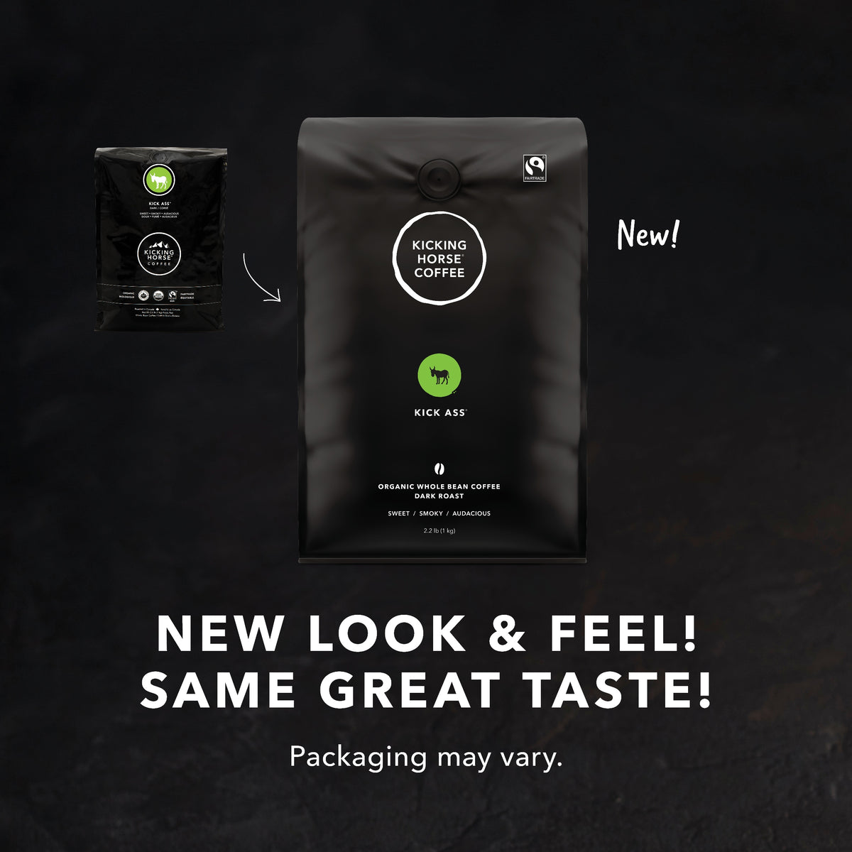 Kicking Horse Coffee Kick Ass Dark Roast Whole Bean 2.2 lb – Italy