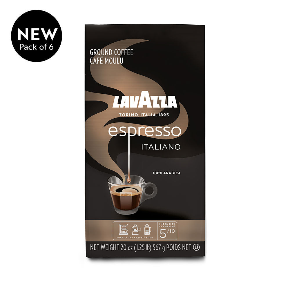 2 pack) Lavazza Espresso Italiano Ground Coffee, 8 oz Can 