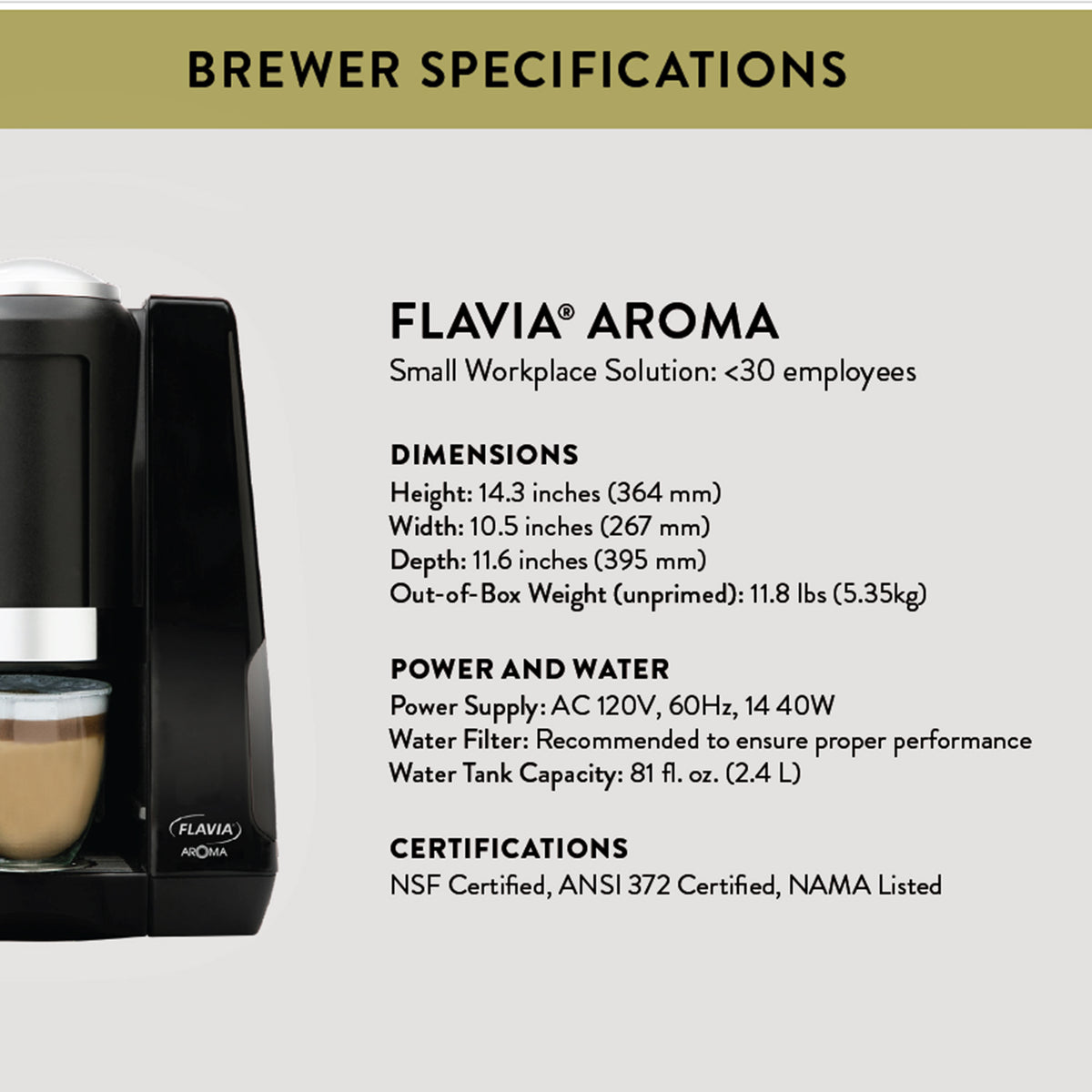FLAVIA MARS DRINKS AROMA コーヒーメーカー Drinks: Flavia® Mars Freshpacks Coffee Brewer