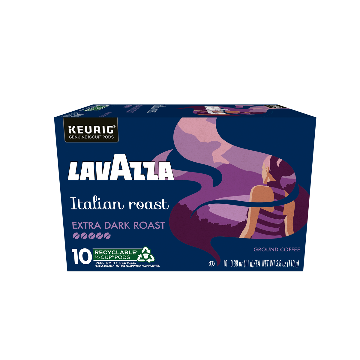 Lavazza Italian Roast SingleServe Coffee KCup® Pods for Keurig® Brew