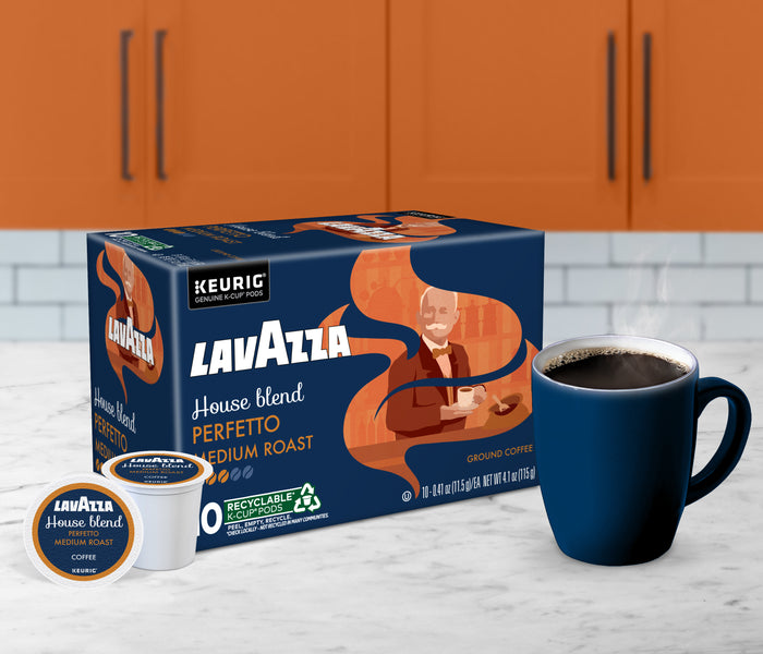 Lavazza House Blend Perfetto Keurig K-Cup Pods 60 Pods (6 Boxes of 10) Lavazza House Blend Perfetto Keurig K-Cup Pods 60 Pods (6 Boxes of 10)