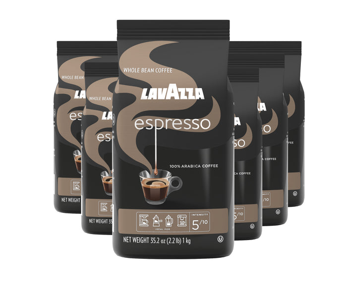 Lavazza Caffe Espresso Coffee Beans - 2.2lbs, GMO Free, Fresh Pantry Staple