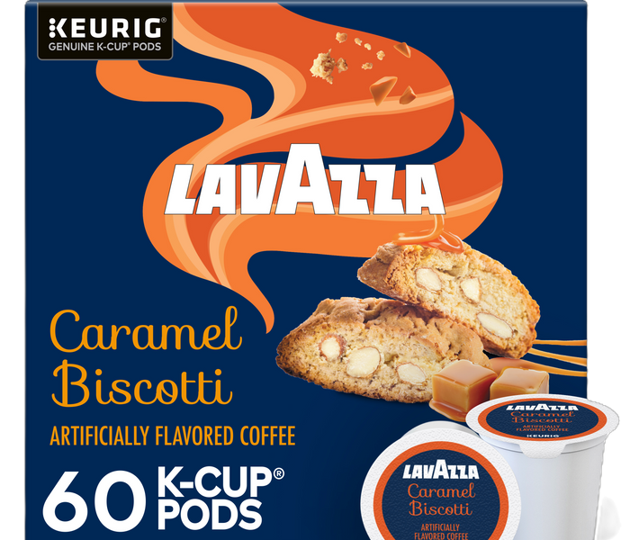 Lavazza Caramel Biscotti Single-Serve Coffee K-Cup® Pods for