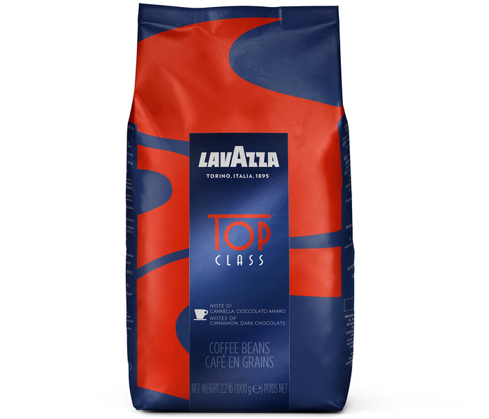 Lavazza Top Class Whole Bean Coffee Medium Espresso Roast LB