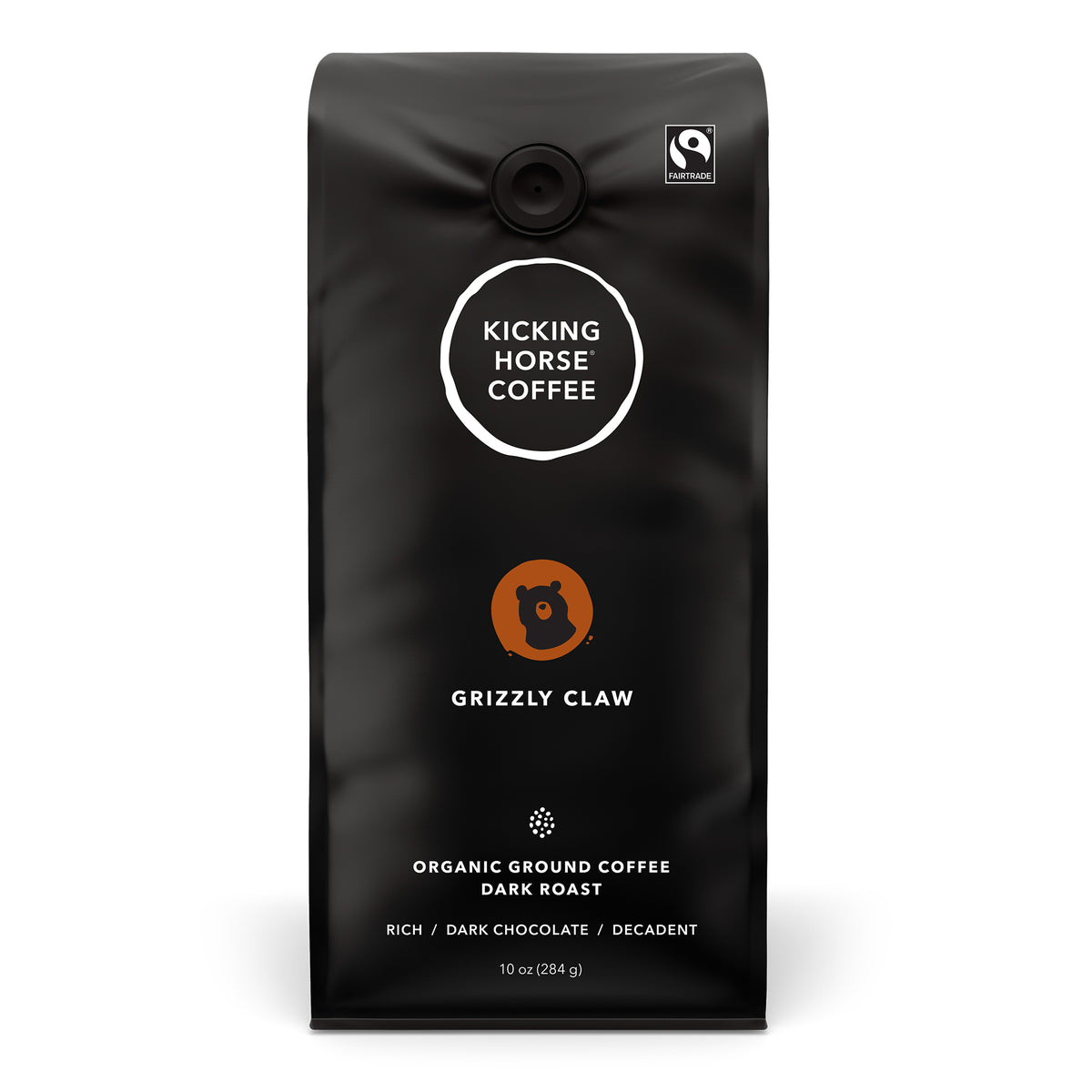 Kicking Horse Coffee Grizzly Claw Dark Roast Ground 10 oz – Italy Best ...