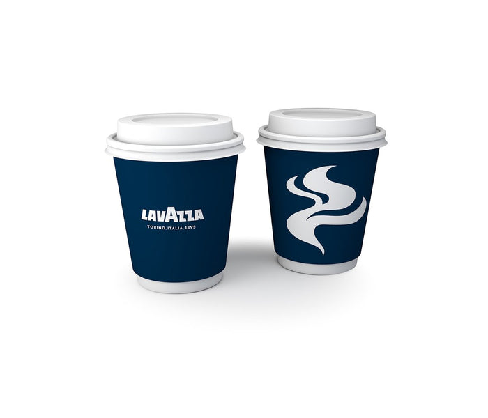 Cappuccino Paper Cups & Lids 8 Oz