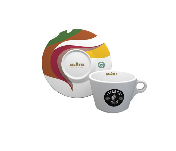 Lavazza Tierra Collection Americano Cup and Saucer (Set of 6) – Italy Best  Coffee