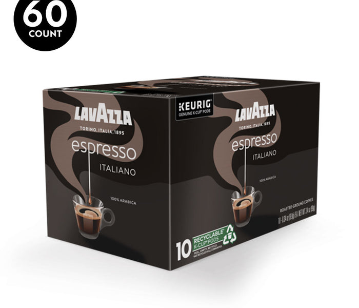  Lavazza Espresso Italiano cápsulas K-Cups de un solo servicio  para Keurig Brewer, 32 unidades : Comida Gourmet y Alimentos