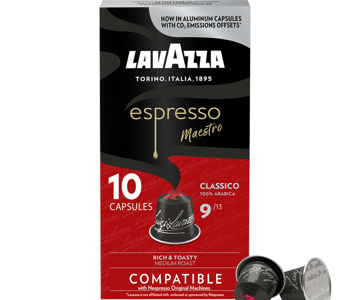 Lavazza Espresso Maestro Classico Aluminum Compatible Capsules