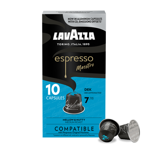 LAVAZZA Capsule Caffè Compatibili Nespresso Dek Confezione da 10 pz - 7003