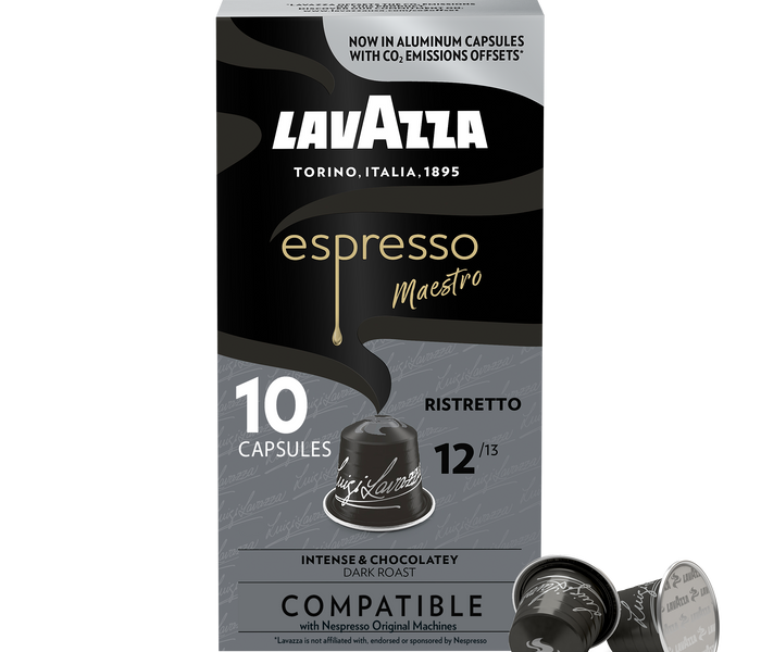 Lavazza Espresso Maestro Ristretto Aluminum Compatible Capsules – Italy  Best Coffee