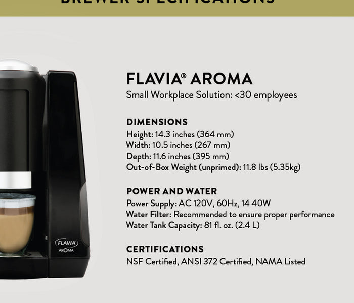 FLAVIA® AROMA – Italy Best Coffee